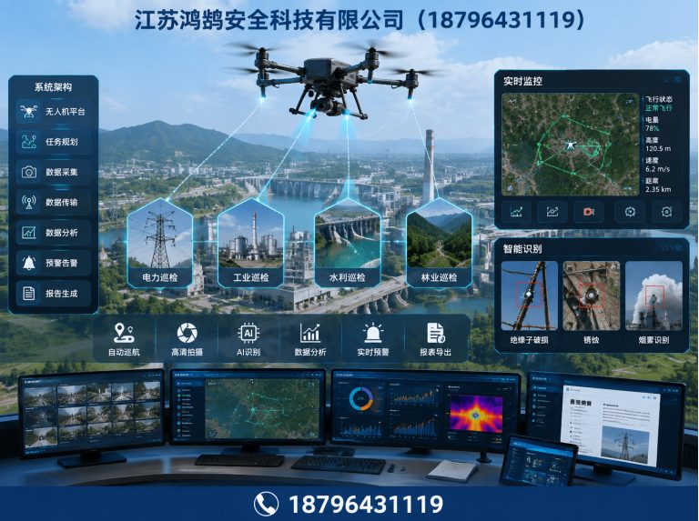 南京无人机巡检系统展示图